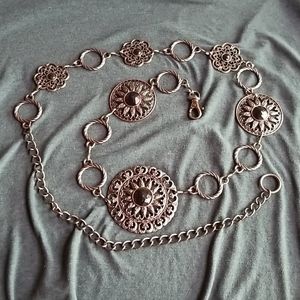 Metal adjustable belt